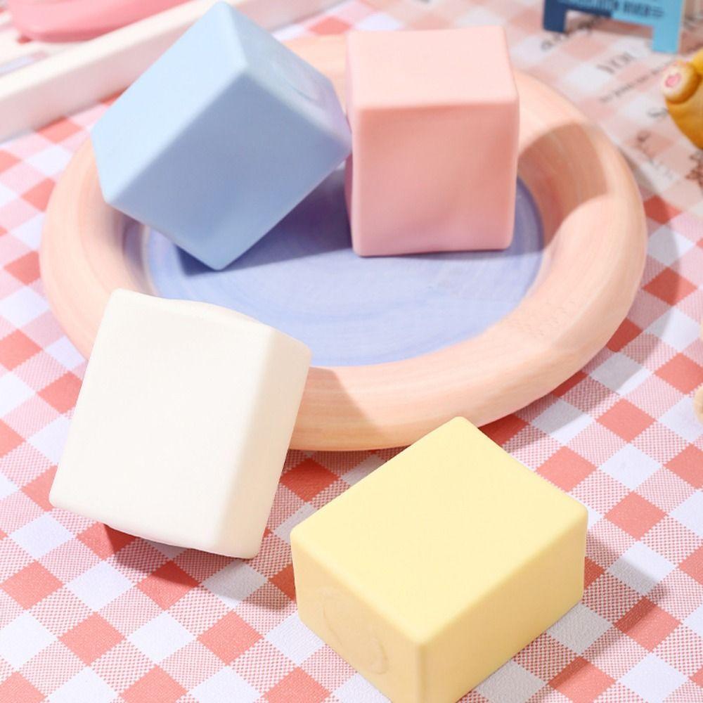

Soft Cube Fidget Toys Anti Stress Squeeze Sensory Toys Funny Tofu Squeeze Toy Gift