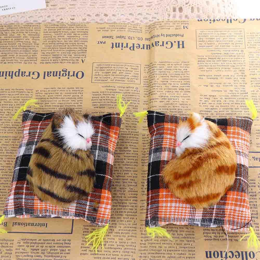 Decoration Children Birthday Gift Plush Creative Simulation Cat Cat Ornaments Fake Cats Plush Cats