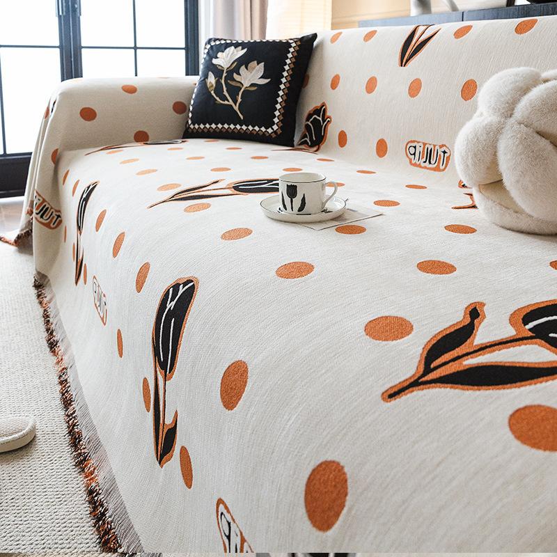 

Полотенце для дивана из синели, универсальный универсальный чехол для дивана Four Seasons, пылезащитный чехол, цельный чехол для дивана, тканевая подушка 180*130cm