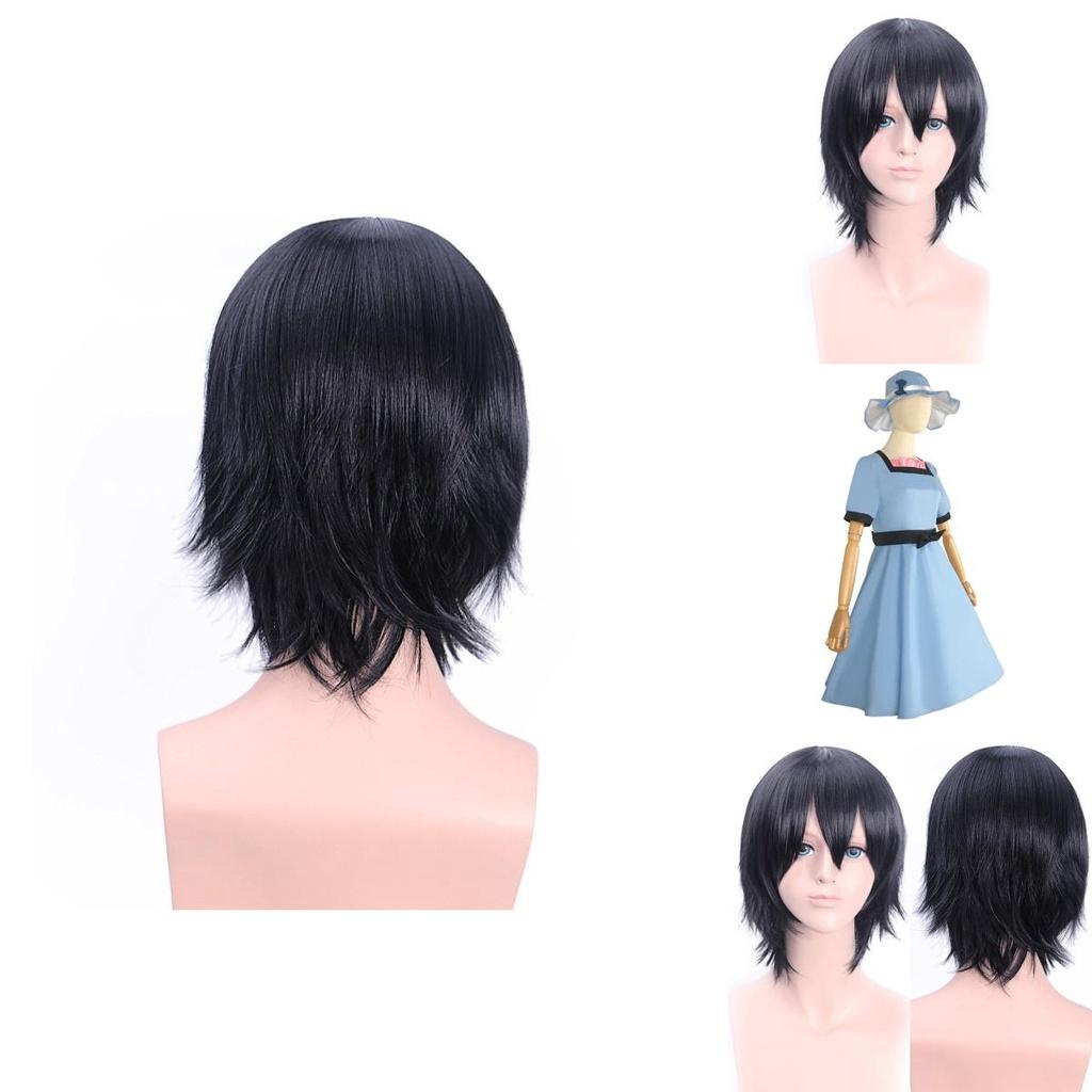 Stylish Steins Gate Shiina Mayuri Cosplay Costume Women Charming Blue Dress With Hat