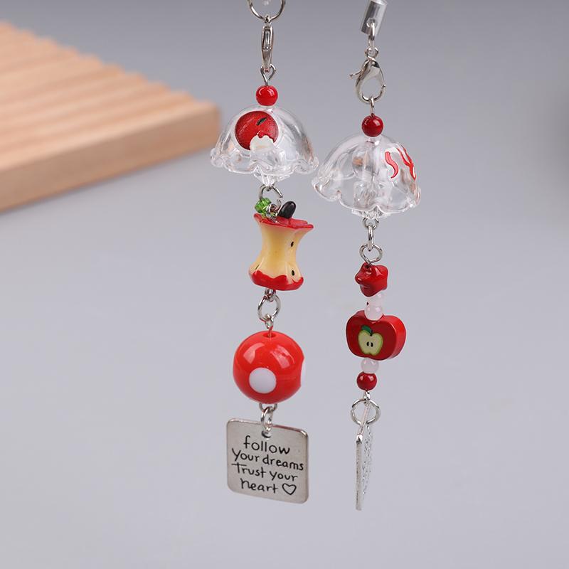 Cute Wind Chime Pendant Keyring Phone Lanyard Decorative Accessories Home Decorations Bag Camera Keychain Wind Chime Pendant