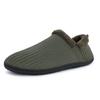New Spring Soft Skin Thick Warm Heat Collection Home Men's Cotton Shoes Fashion Flying Woven Breathable Cotton Mop