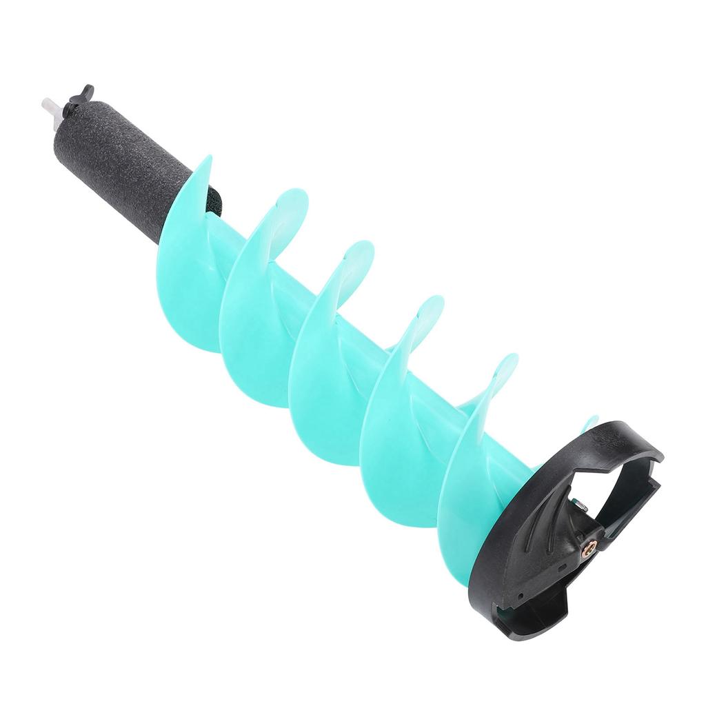 Winter Electric Auger Kit with Locating Tip Floating Nylon Ice Breaking Spiral Drill Bit for Deep