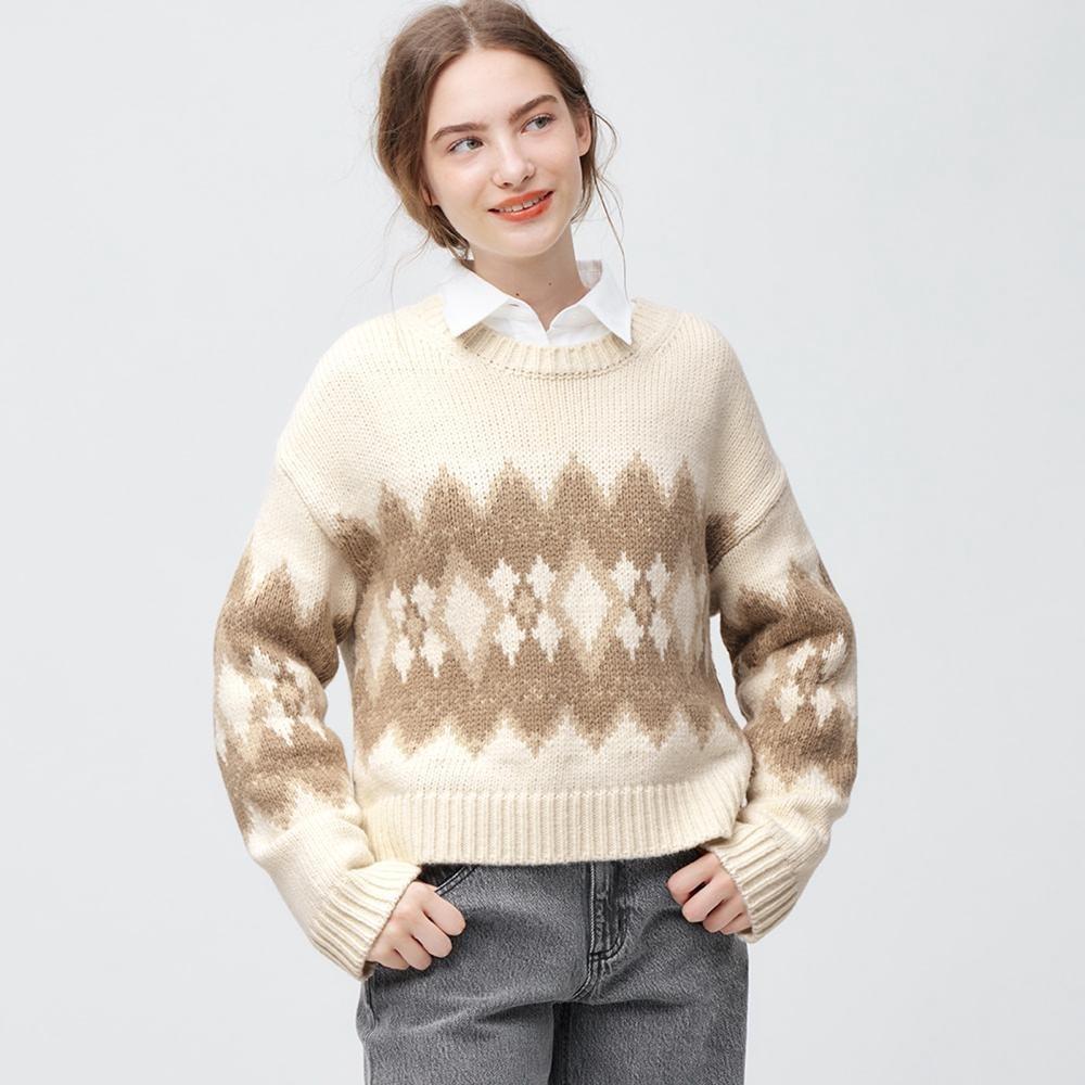 

Свитер GU Fair Isle (Длинный рукав)+Е