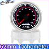 52mm Water Temp Meter/Oil Temp/Oil Press/Voltage/Tachometer/Air Fuel Ratio/EXT Gauge Analog LED White Case+ 52MM Gauge Pods