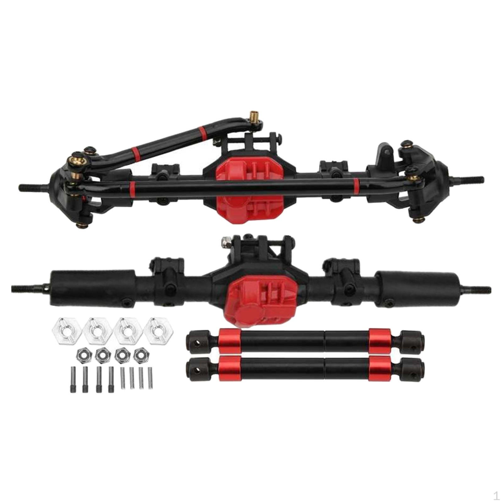 

Front and Rear Bridge Axle Set for Axial SCX10 90046 1:10 Scale RC Crawler Electric Toy model Spare