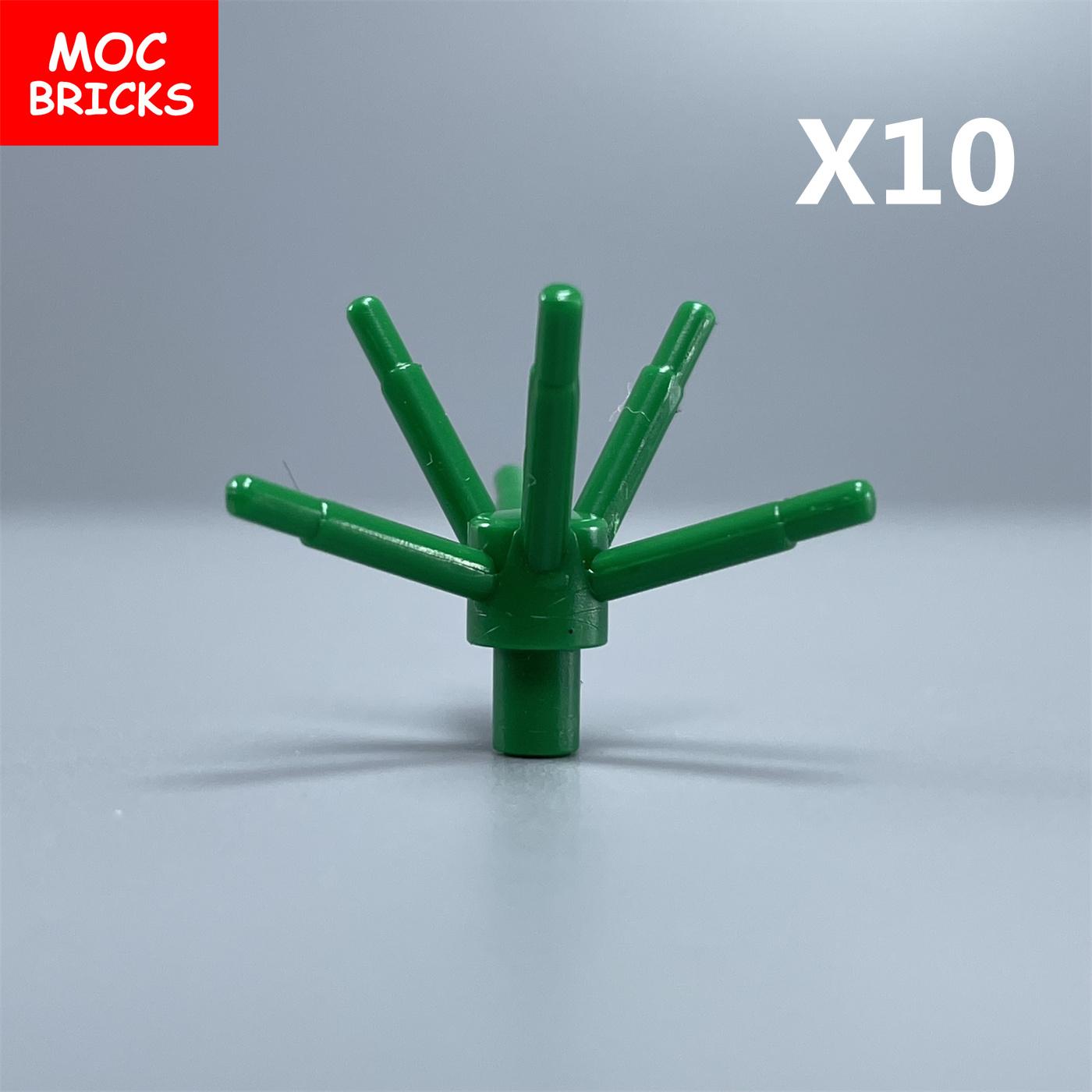 

Non-Toxic Moc Bricks Flower 6 Stems Plant Accessories Garden Building Block Compatible 19119 Assembles Particles Children S Toys