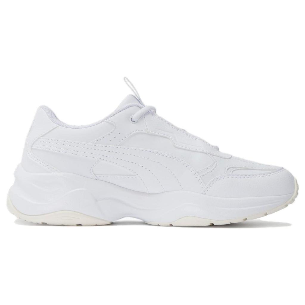 Puma Cilia Pairy Cushioning Breathable Low-Top Dad Shoes Women sneaker White 394010-01
