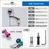 HEIGHTEN 56mm Arch Engine Reel Handle for Shimano and Daiwa Spinning Reels (Gold & Black) (266)