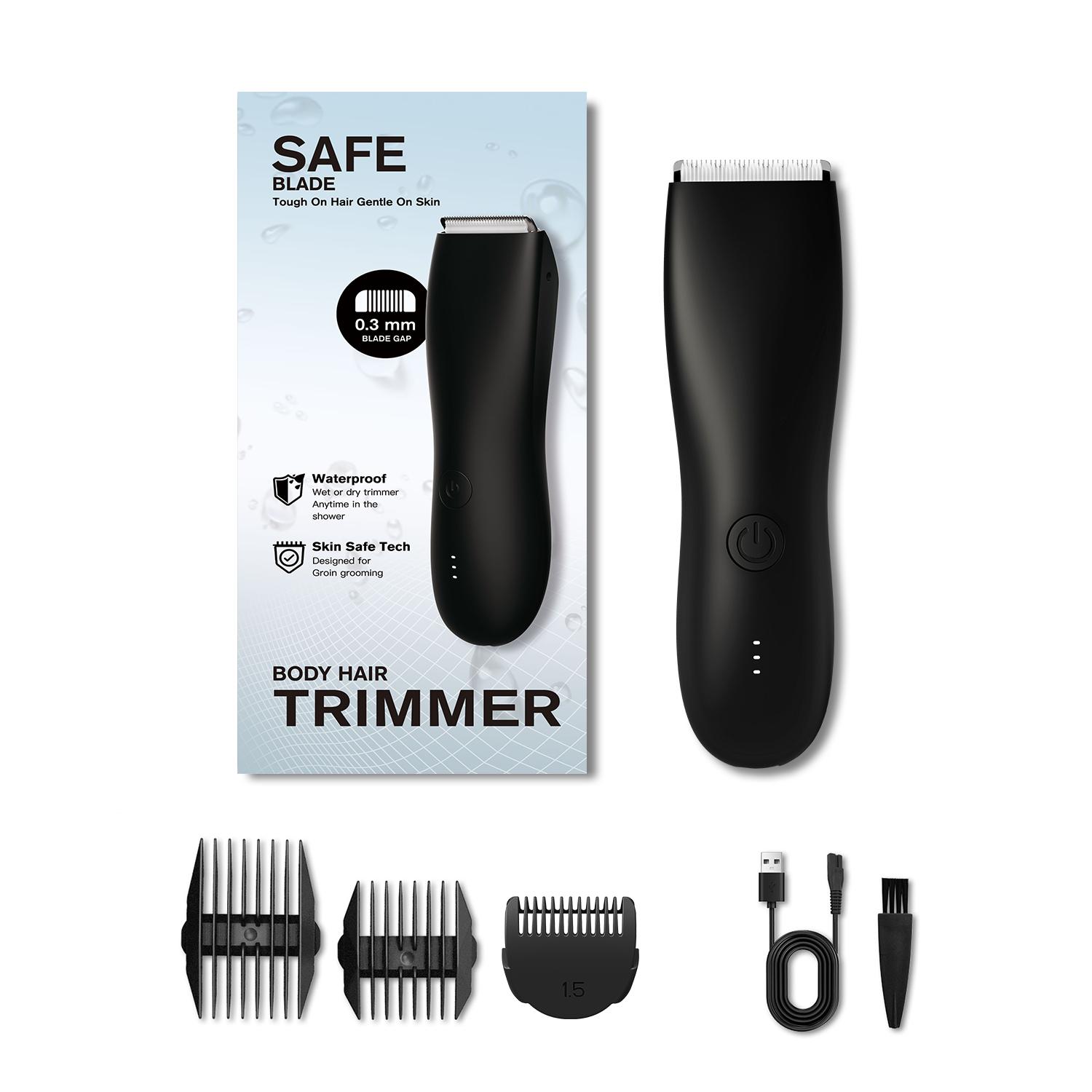 

YAFULL-106 Electric Body Hair Trimmer for Women Men Waterproof Rechargeable 4 Colors чёрный