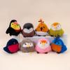 Kawaii Bird Plush Doll Pendant Lifelike Designs Parrot Sparrow Penguin Mallard Duck Kiwi Soft Toy for Boys & Girls Birthday Gift
