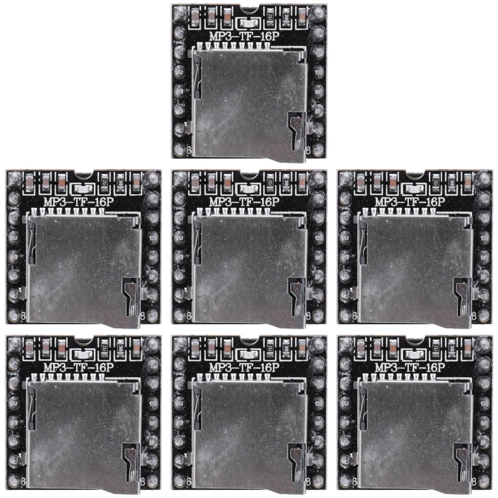 1-10PCS DFPlayer Mini MP3 Player Module TF Card U Disk Mini MP3 DF Player Audio Voice Module IO/Serial Port/AD MP3-TF-16P