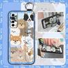 Waterproof Shockproof Phone Case For Tecno Camon17P Anti-knock Phone Holder Dirt-resistant Fashion Design Cartoon Ring