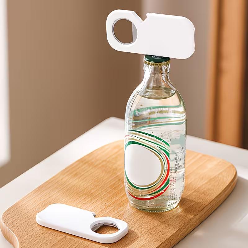 Ouvre-bouteille magnétique multifonctionnel 3 en 1 Ouvre-boîte Ouvre-bouteille de bière Outil levier avec aimant pour réfrigérateur pour utilisation dans la cuisine et le bar