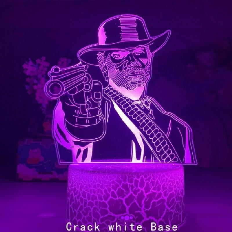 Creative 3d Colorful Touch Led Night Light For Wild West Game Series Perfect Gift