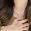 National Style, Cool Feeling, Handmade Brushed Bamboo Necklace, Women'S Exquisite Design, Joint High-Rise Collarbone Chain