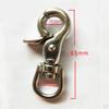 304 Stainless Steel Swivel Lobster Claw Clasp Snap Hook Clip Jewelry Findings 65mm Silver