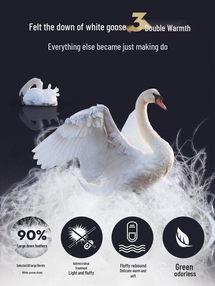 Genuine Women's Long Winter Down Jacket, 2024 New, Thick, 90% White Goose Down