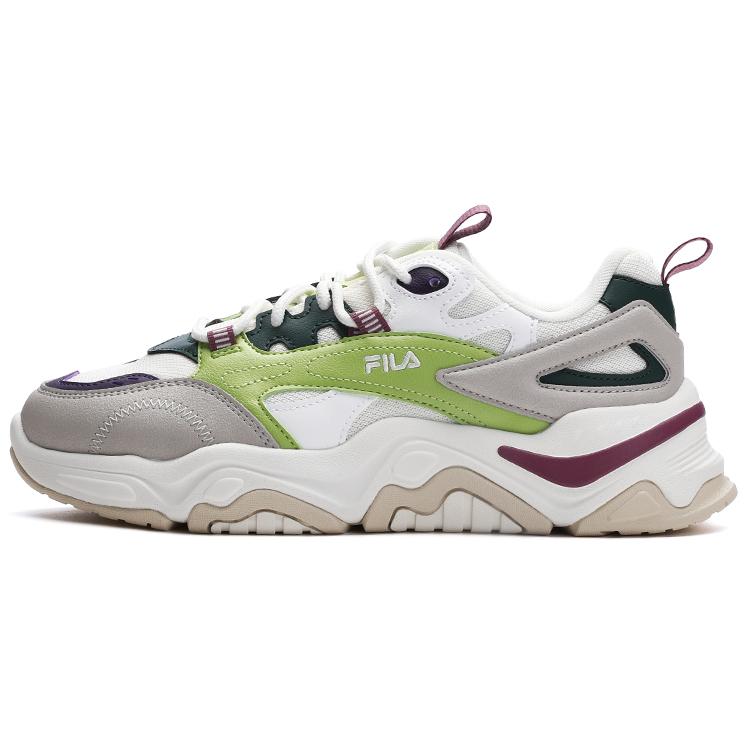 FILA Collina Sport Shoes  White Grey Green  Women s F12W312117FMB 37.5