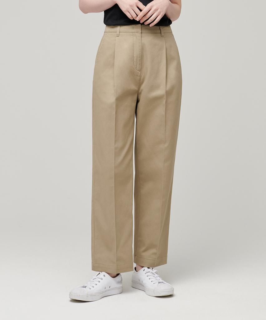 MUSINSA STANDARD WOMAN Women'S Tapered Chino Pants [Beige]