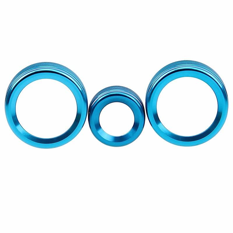 Eaglerich 3PCS/Lot Car Air Conditioner Dial Cover Switch Cover Knob Cover Adjustment Ring Air