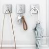 20PCS Rustproof Stainless Steel Hook Strong Adhesive Strong Adhesive Hook  Kitchen Use