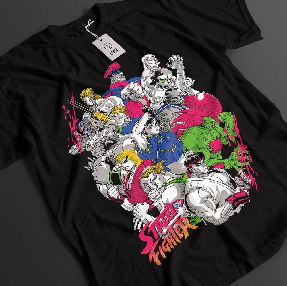 Street Fighter Shirt Chun Li Tshirt Ken TShirt Akuma Top Fighting Anime Tee S