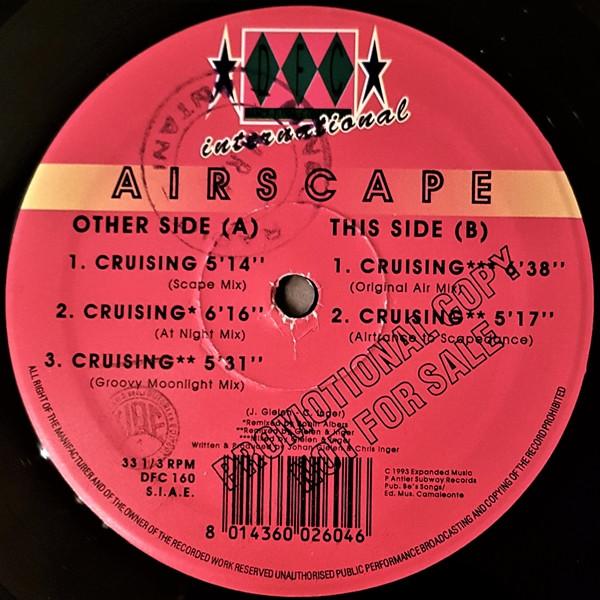 

12inch Record AIRSCAPE Cruising DFC160 DFC 1993 Italy Dance Electronica Used