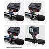 Aluminum Alloy Action Camera Bike Mount Featuring Magnetic Quick Release And Damping Rotations Adjustment For Multiple T