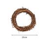 Handmade Christmas Smilax Rattan Wreath - Natural Florist Decoration