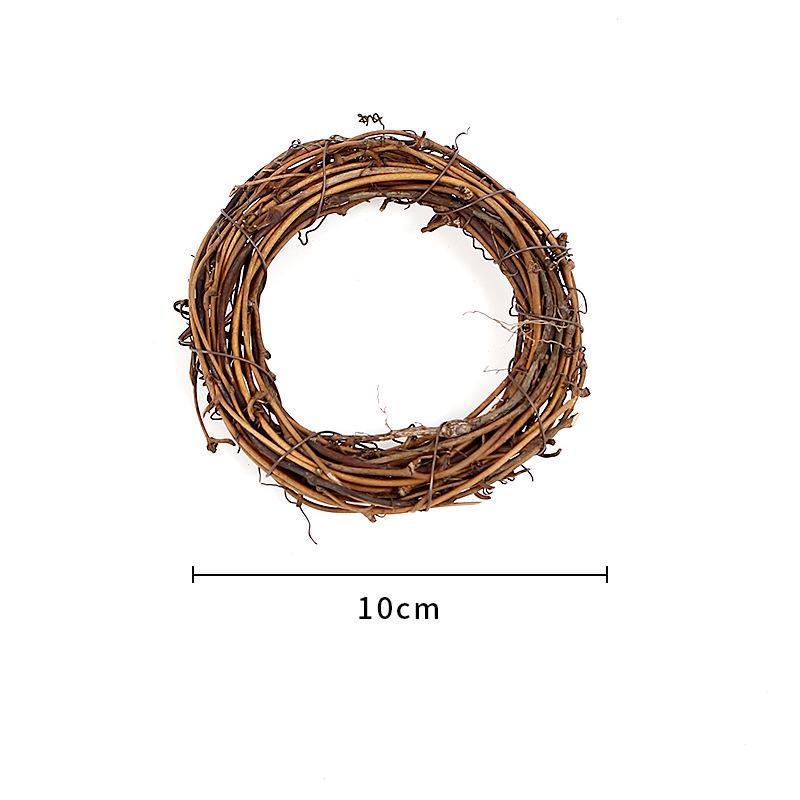 Handmade Christmas Smilax Rattan Wreath - Natural Florist Decoration