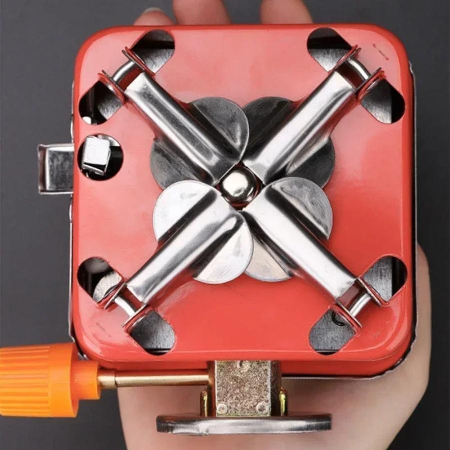 Portable Burner Camping Foldable Windproof Outdoor Gas Tank Stove For Backpacking Camping Hiking Picnic Camping Burner Bbq Grill