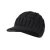 Short Brim Knitted Hat for Men Winter Warm Fleece Lined Thick Cable Knit Cuff