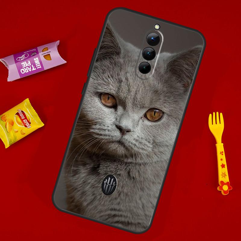 British Shorthair Cat Phone Case For ZTE Nubia Red Magic 11 Pro Plus 10 10S 9 9S 8 8S 6S 7S 6 7 Pro 10 Air Cover