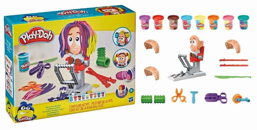 Hasbro PlayDoh Frisuren-Set Kreiere deine Traumfrisuren mit bunten