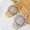 Fine Mesh Double Ear Tea Filter Easy Clean Tea Infuser with Drip Bowl  Loose Leaf Tea