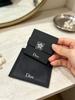 Dior Espelho de Maquiagem Quadrado Compacto Portátil com Bolsa de Armazenamento, Mini Espelho Cosmético de Bolso, Espelho de Mão de Viagem de Luxo para Mulheres