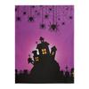 Halloween Rose Skull Head digitalprinted polyester Bedroom velvet flannel soft sofa cover blanket Fleece soft sofa cover