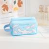Head Pochacco Polka Dots Pu Travel Storage Bag For Cosmetics And Use Stationery