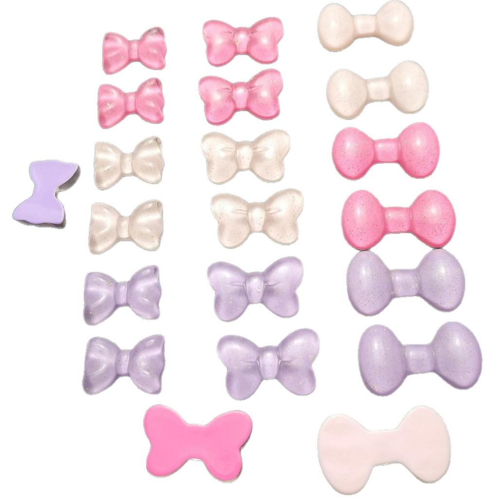 Kitty Cat Cartoon Bow Tie Resin Hair Clip Jewelry Accessory