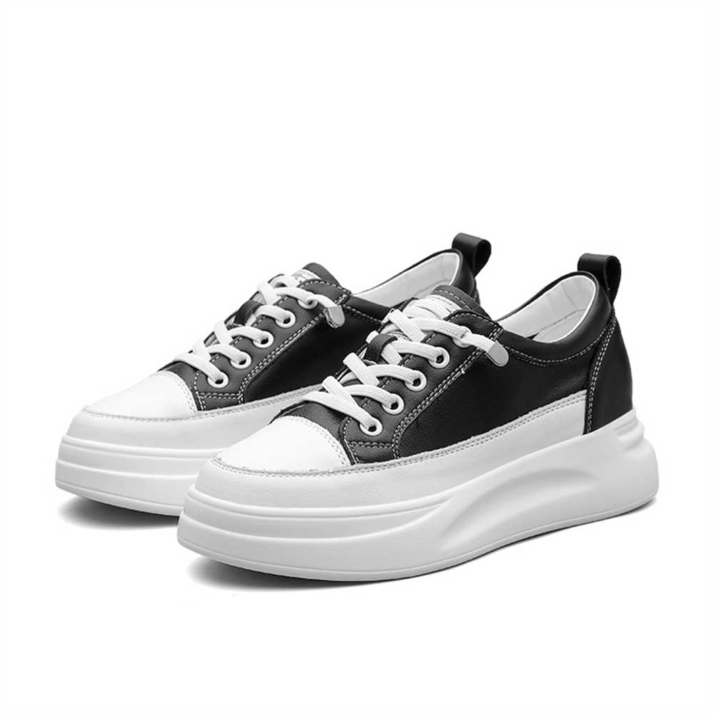 Fashion Increases Height Flat-heeled Red Shoes Pair Woman Mary Jane Skateboarding Summer Sneakers Women Sport Loafersy Famous Brand
