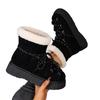 Snow boots women's winter new velvet thermal straps short boots casual versatile thick-soled Martin boots women