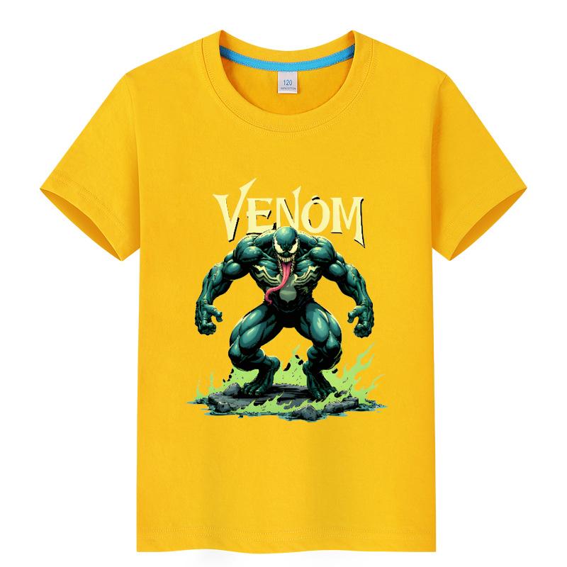 

Kids Hulk T-Shirt Boys Superhero Cartoon Graphic Summer Short Sleeve Casual Top for Children 110