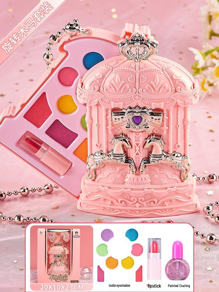Children's Lipstick Toy Set: Makeup Box for 3-6 Year Old Girls