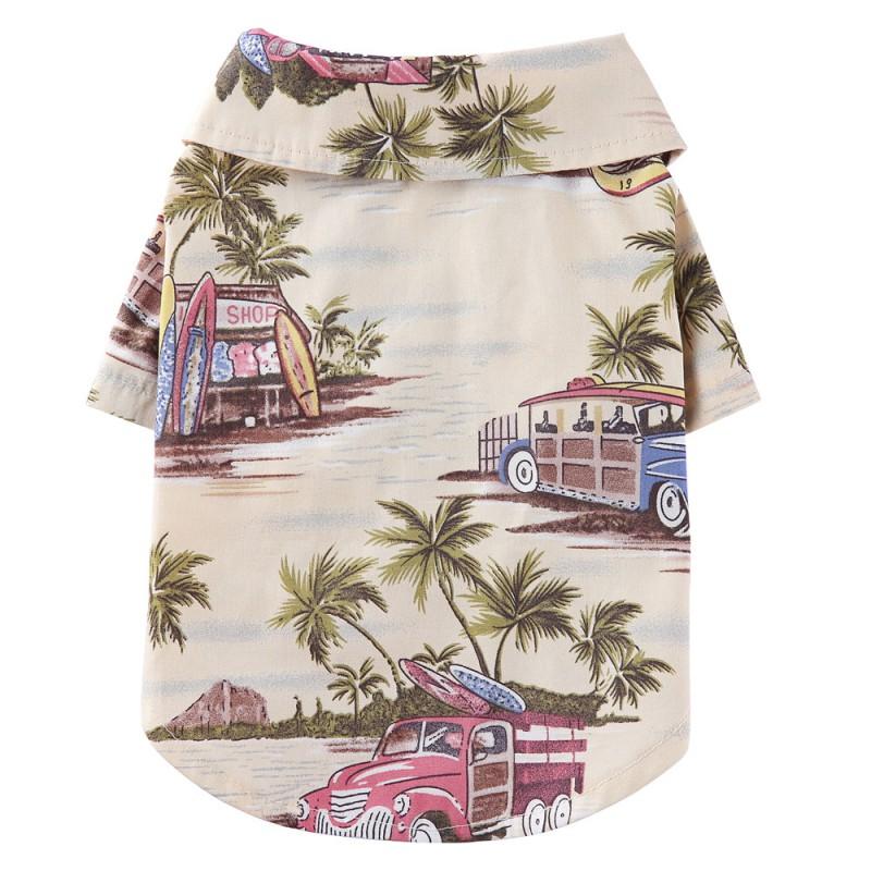 Lightweight Pet Shirt With Fruit Print Casual Dog Clothing Apparel Small Medium Large Dogs