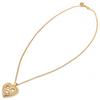 Auth DIOR Necklace CD Logo Heart Motif di6609aa