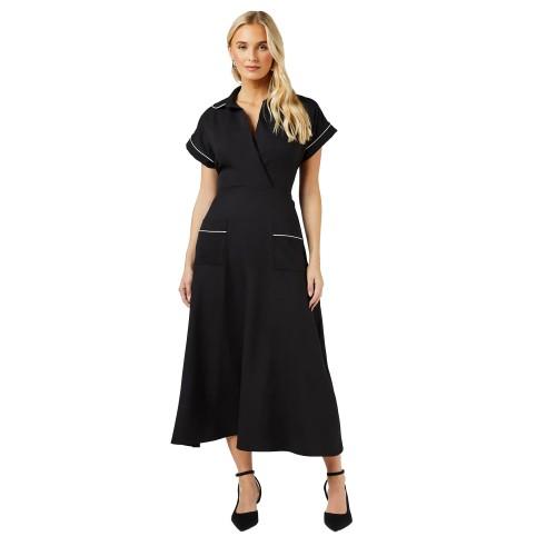 Principles Womens/Ladies Piped Tie Back Dress