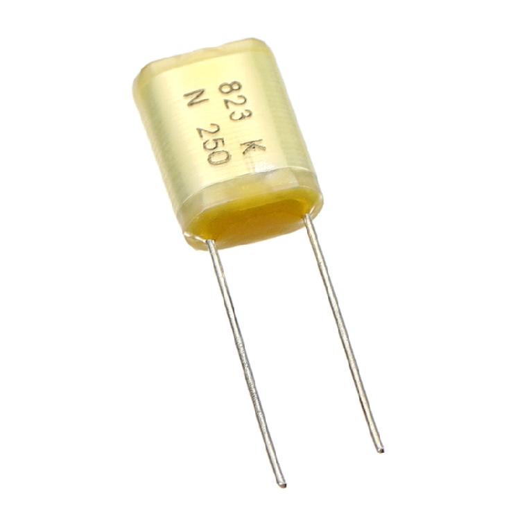 10Pcs Premium Capacitors 250V 823K with Two Metal Pins Easy Installation for Guitar Sound Output Quality Enhancement