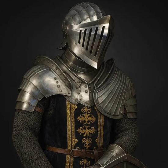 Handmade Medieval Knight Half Armor Suit Dark Soul Larp Cosplay Gift Item