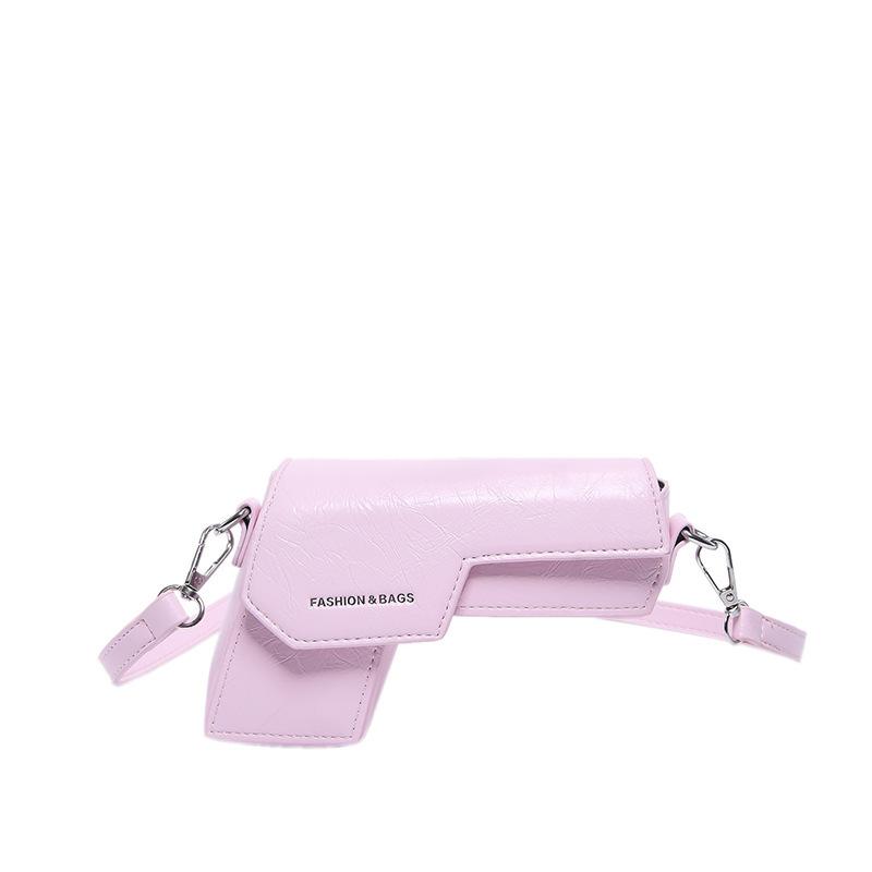 

Сумки персонализированная креативная маленькая сумка 2024 новая корейская версия модной нишевой универсальной женской мини-сумки через плечо розовый